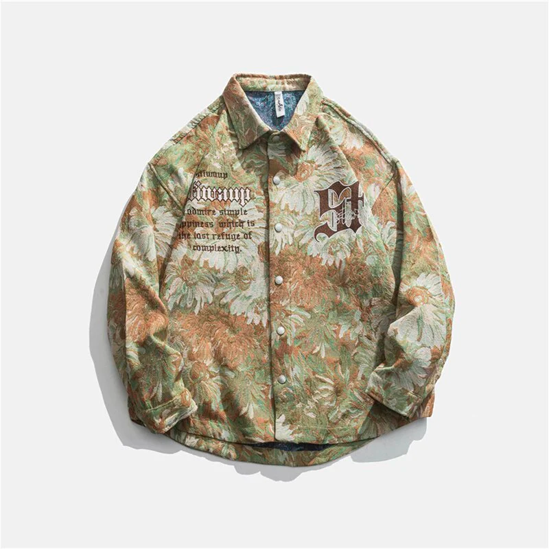 Chaqueta gótica Streetwear inspirada en Van Gogh