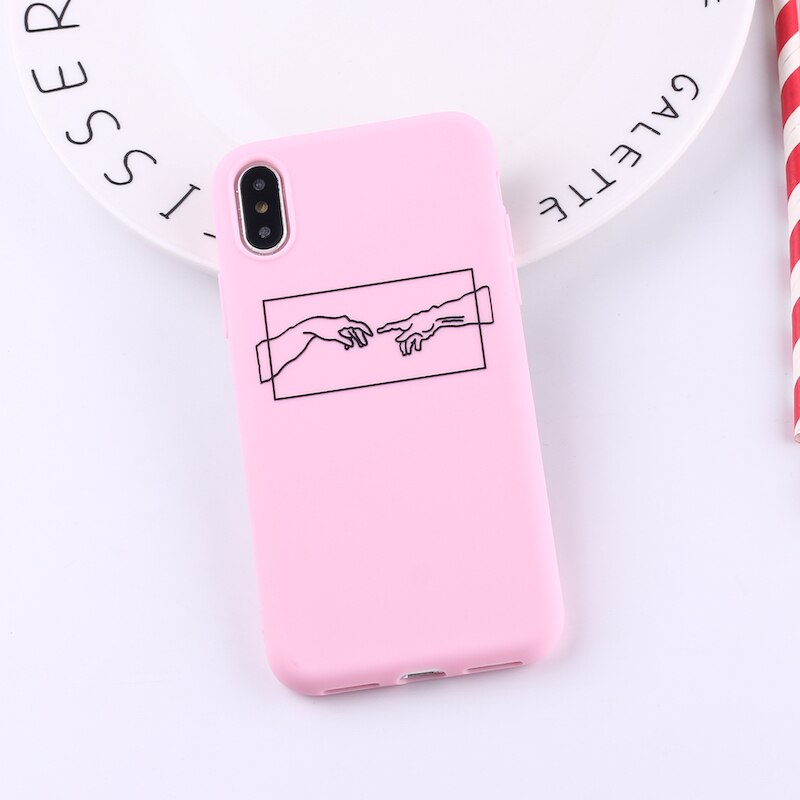 Funda minimalista para iPhone Creación de adam