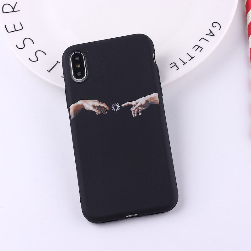 Funda minimalista para iPhone Creación de adam