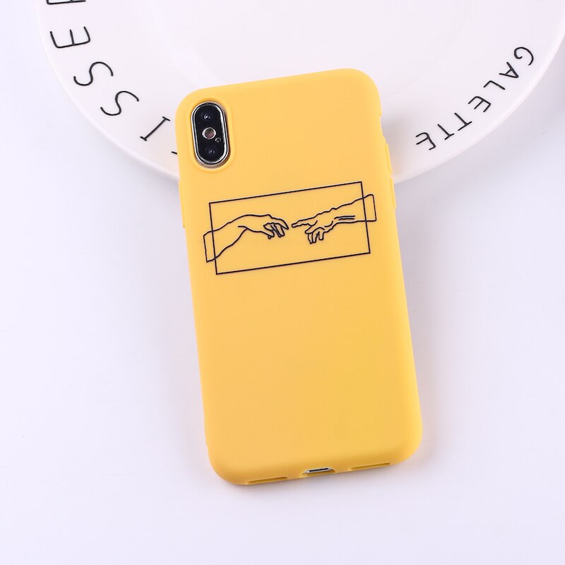 Funda minimalista para iPhone Creación de adam
