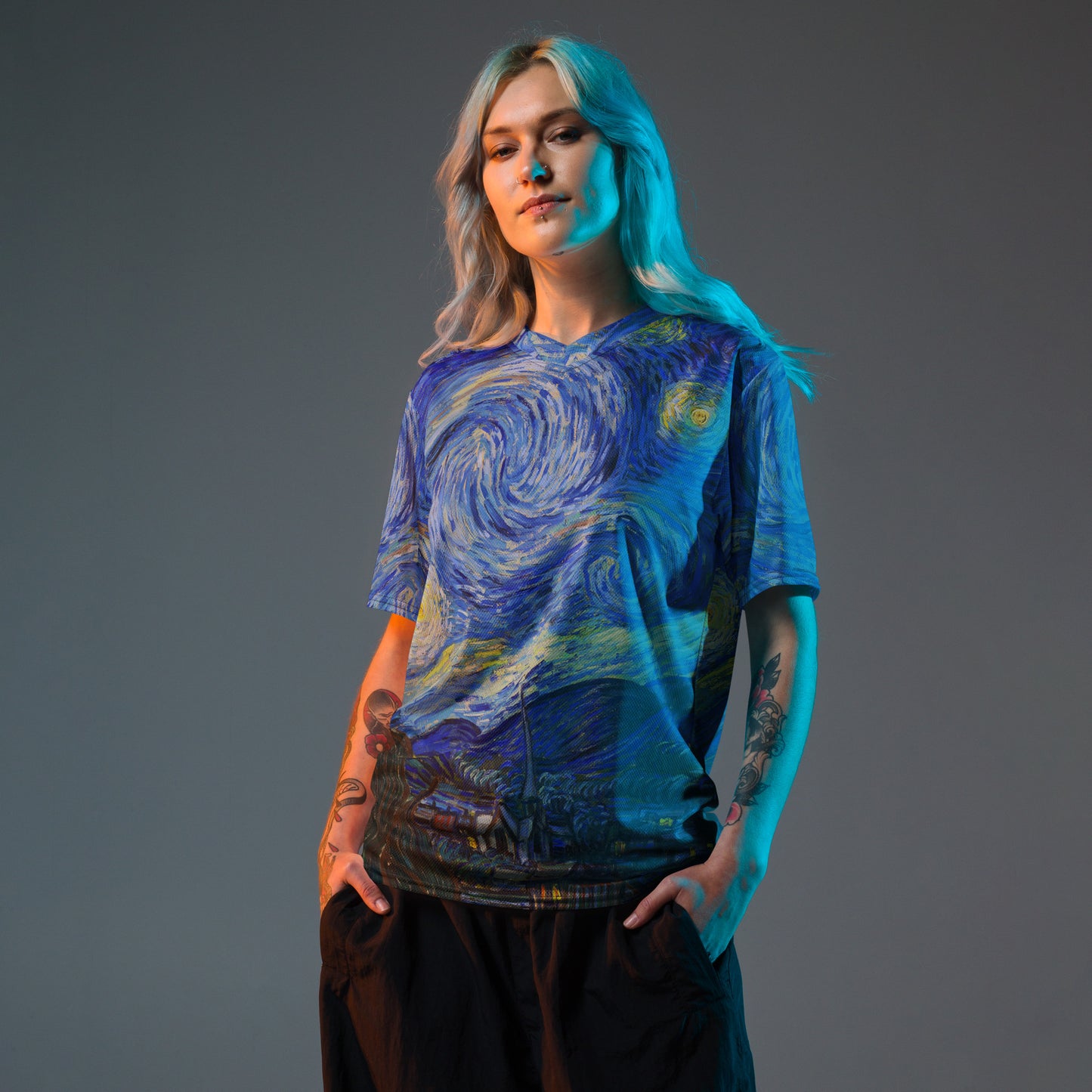 Maillot deportivo unisex Noche Estrellada