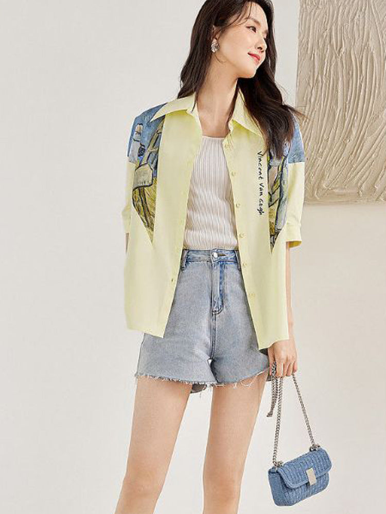 Camisa inspirada en Van Gogh