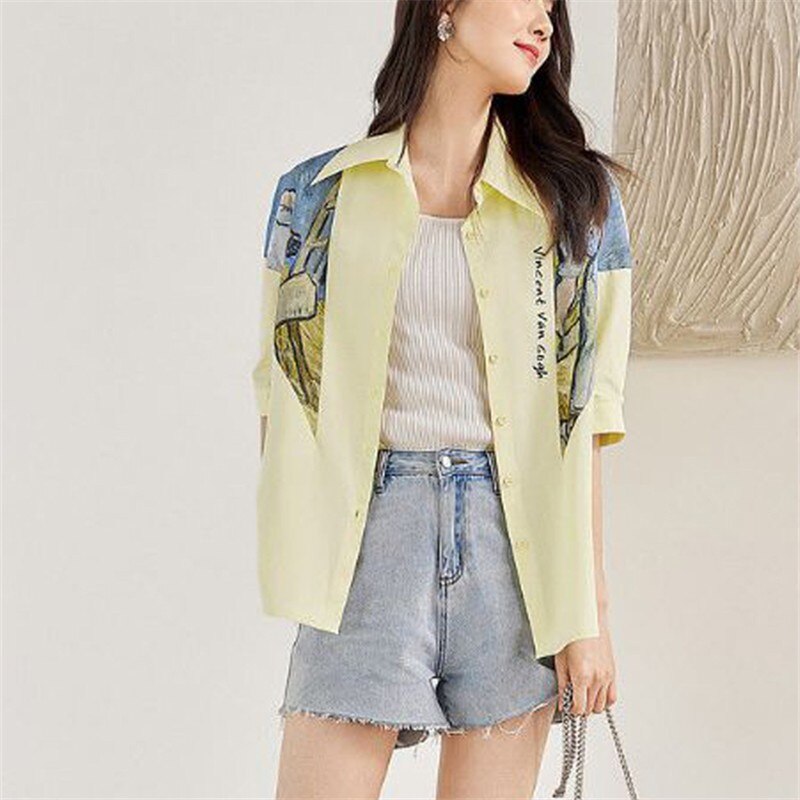 Camisa inspirada en Van Gogh