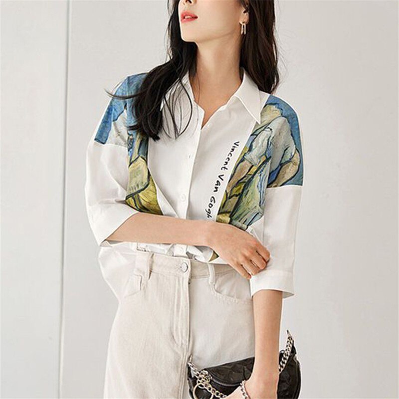Camisa inspirada en Van Gogh