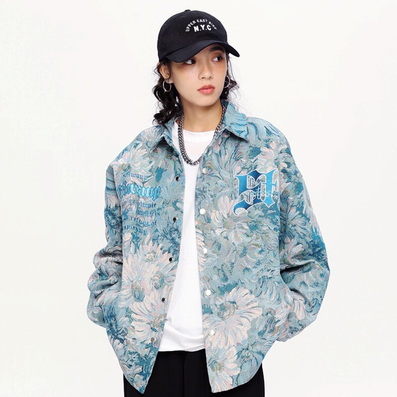 Chaqueta gótica Streetwear inspirada en Van Gogh
