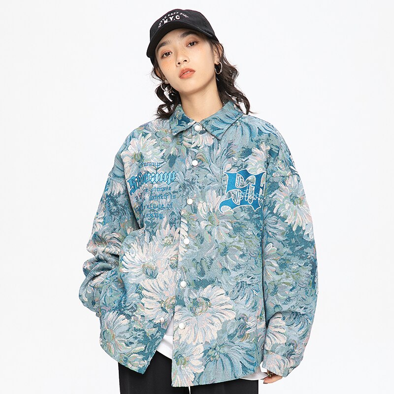 Chaqueta gótica Streetwear inspirada en Van Gogh