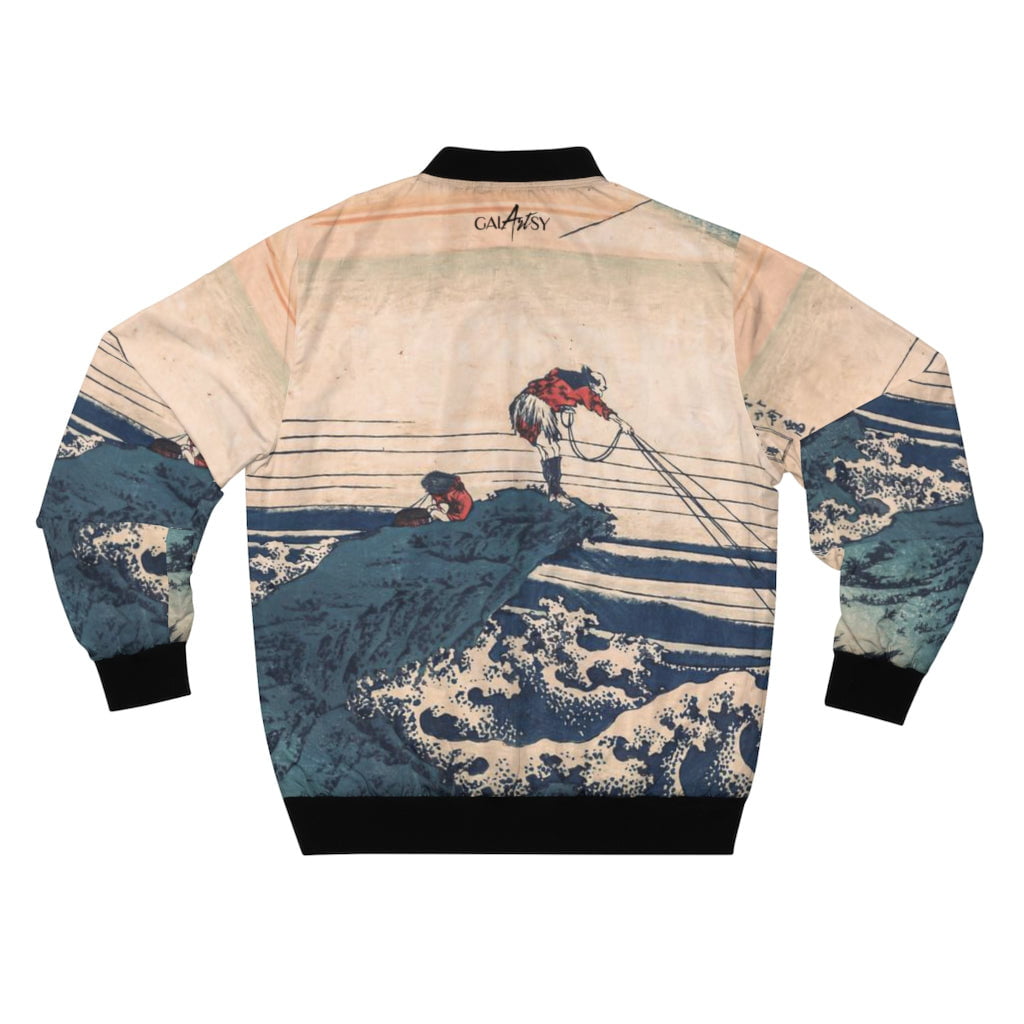 Hokusai Kajikazawa con chaqueta de la provincia de Kai