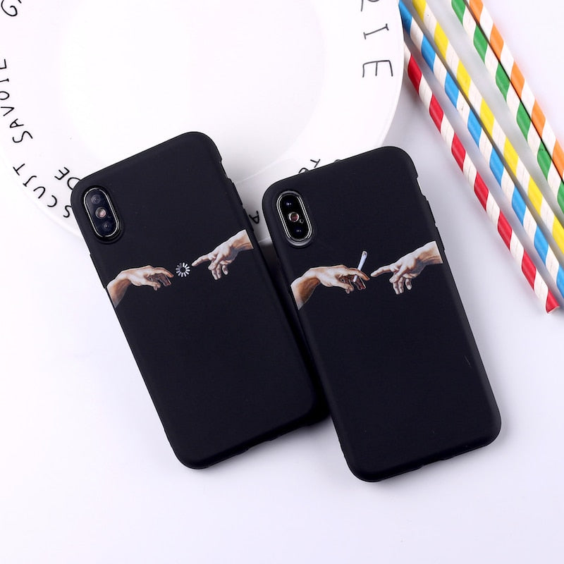 Funda minimalista para iPhone Creación de adam