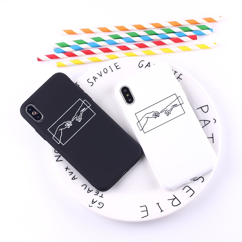 Funda minimalista para iPhone Creación de adam