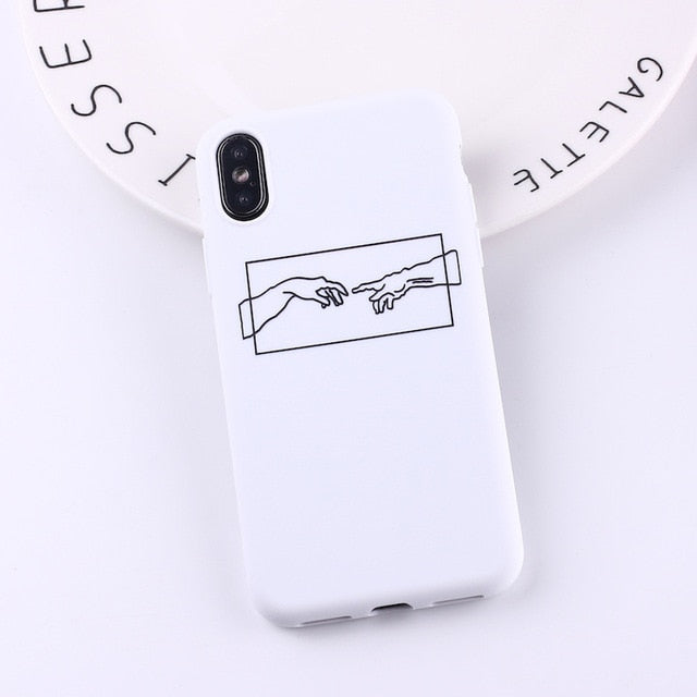 Funda minimalista para iPhone Creación de adam