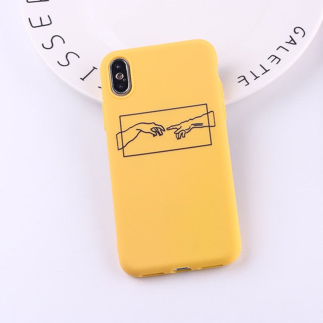 Funda minimalista para iPhone Creación de adam