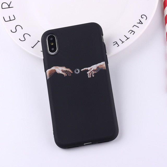 Funda minimalista para iPhone Creación de adam