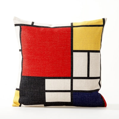 Fundas de almohada Piet Mondrian