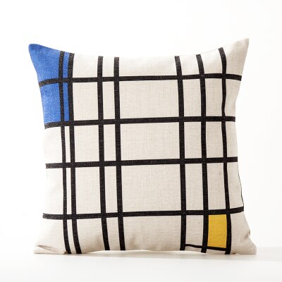 Fundas de almohada Piet Mondrian