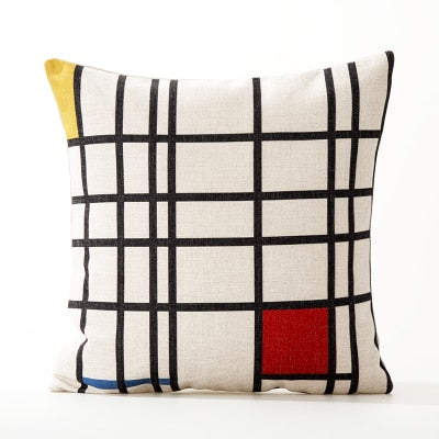 Fundas de almohada Piet Mondrian
