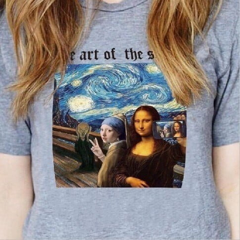 Camiseta El arte del selfie
