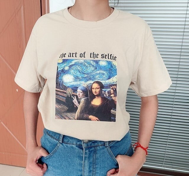 Camiseta El arte del selfie