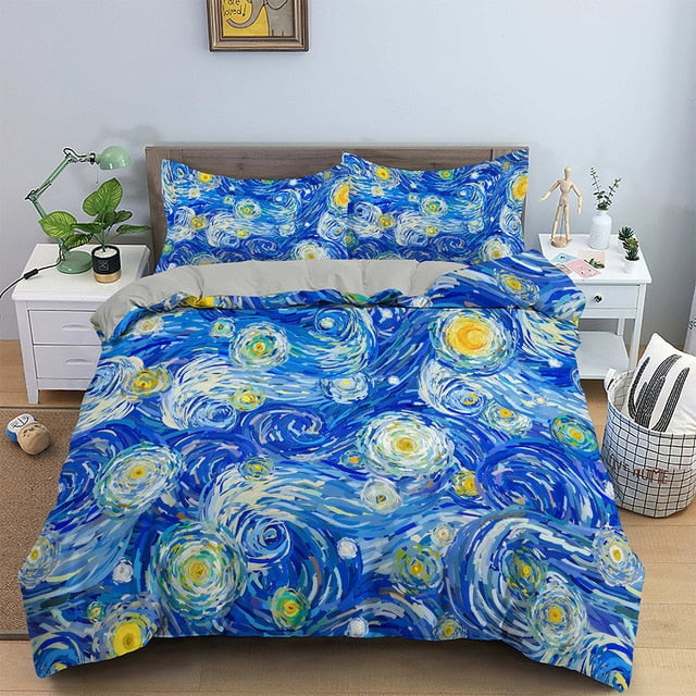 Juego de cama noche estrellada