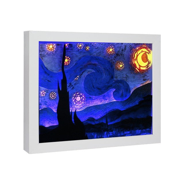 Lámpara Led noche estrellada