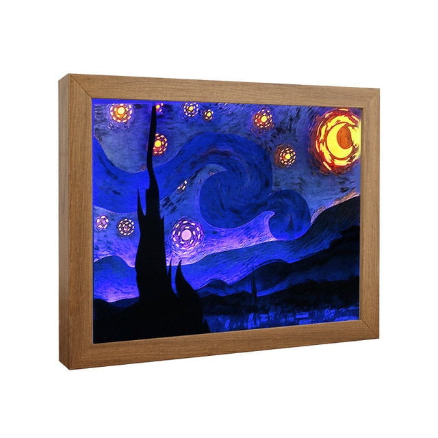 Lámpara Led noche estrellada