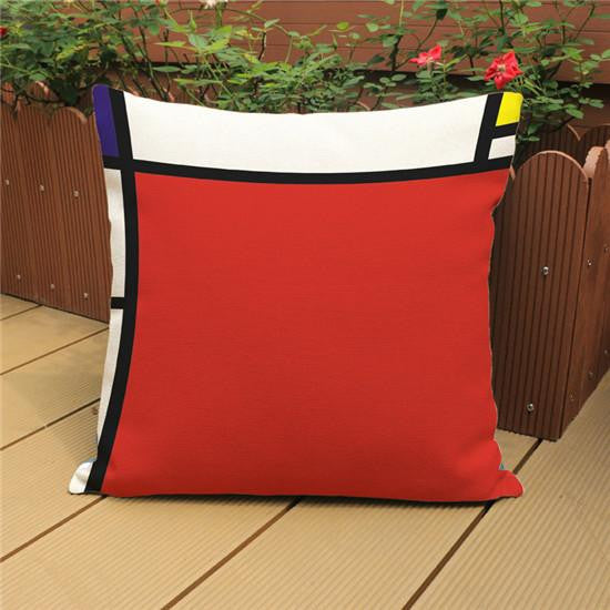 piet mondrian fundas de almohada