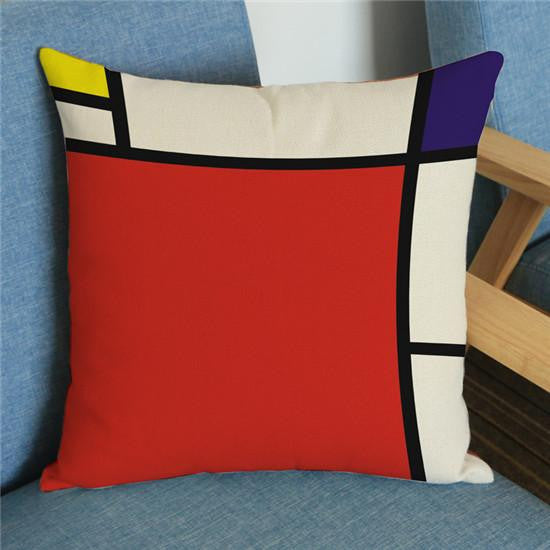 piet mondrian fundas de almohada