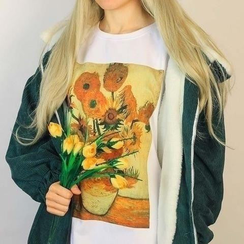 Camiseta Girasoles Van Gogh