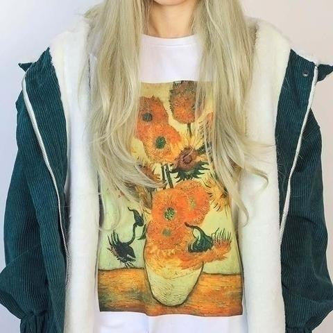 Camiseta Girasoles Van Gogh
