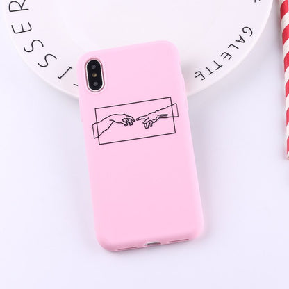 Funda minimalista para iPhone Creación de adam
