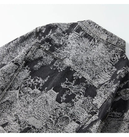 Scenic Jacquard Denim Jacket