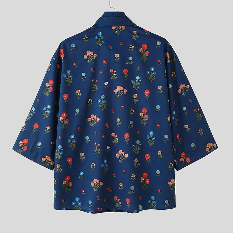 Botanical Patchwork Short Sleeve Shirt