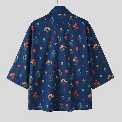 Botanical Patchwork Short Sleeve Shirt