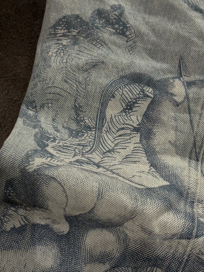 Cherub Engraving Baggy Jeans — product photograph