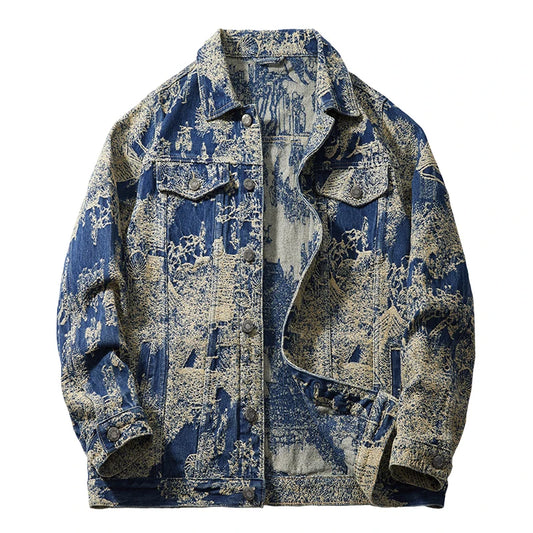 Scenic Jacquard Denim Jacket