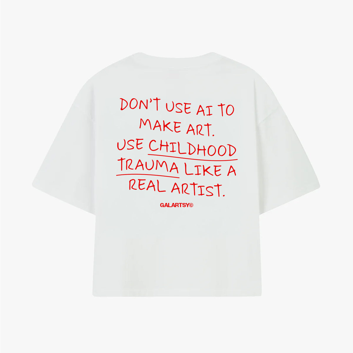 Don't. use Ai to make art. Use childhood trauma like a real Artist.