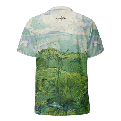 Camiseta deportiva unisex Van Gogh Green Field
