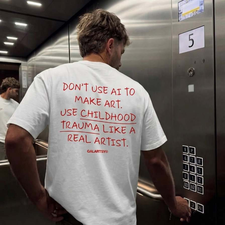 Don't. use Ai to make art. Use childhood trauma like a real Artist.