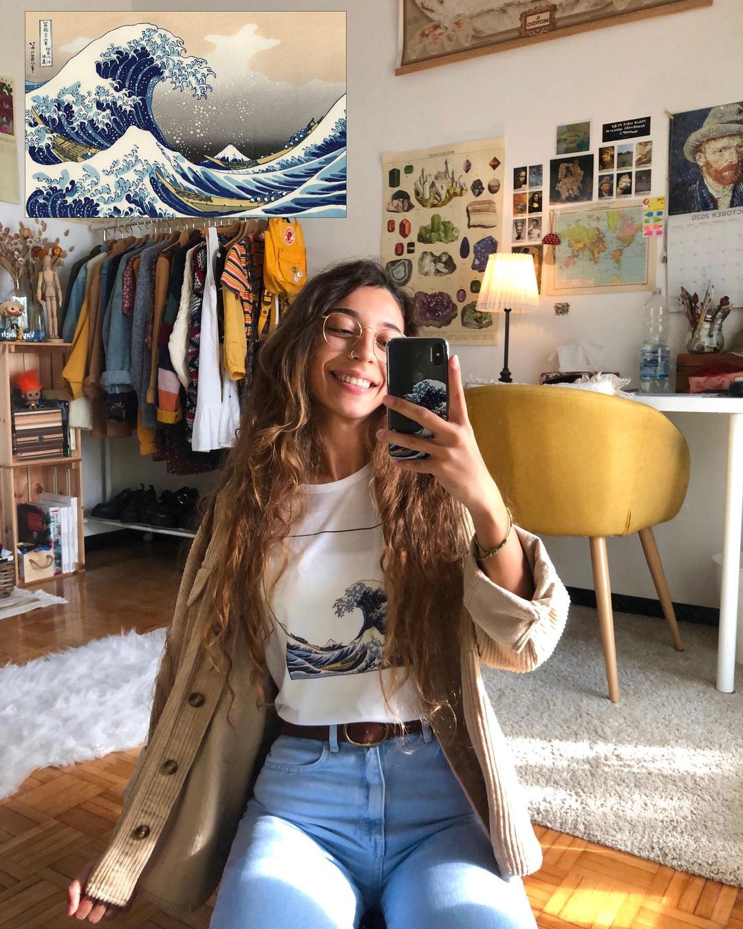 T-shirt La Grande Vague de Kanagawa Hokusai 