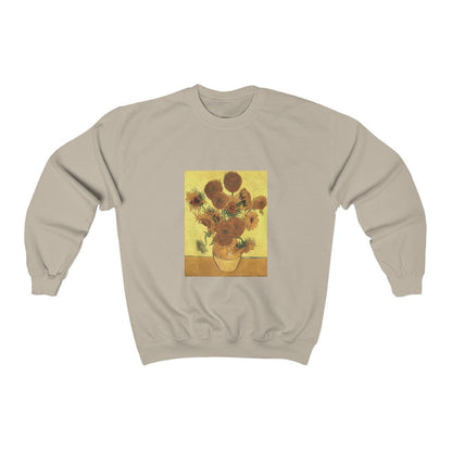 Sudadera Vincent van Gogh Jarrón con Quince Girasoles