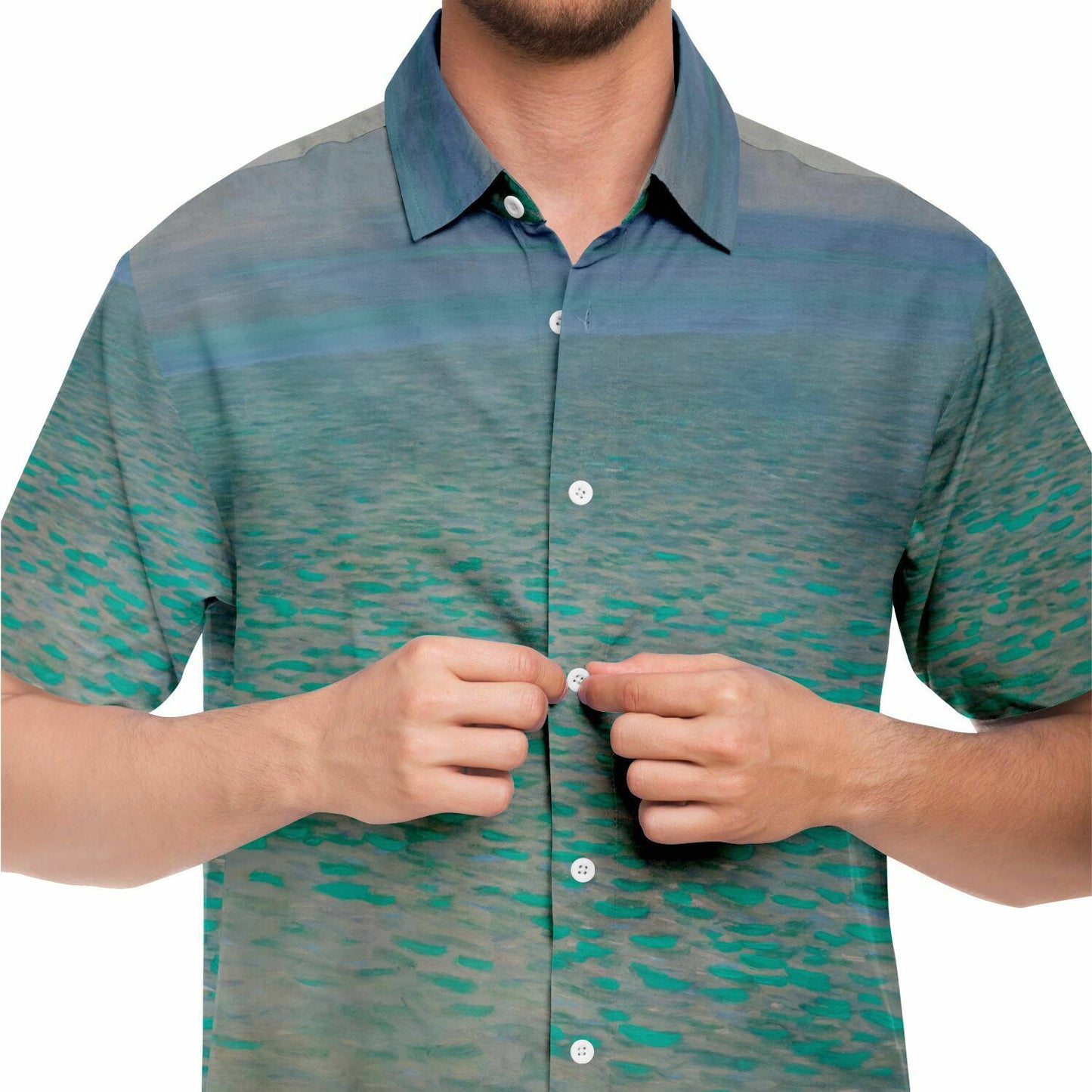 Gustav Klimt Attersee CAMISA BOTONES