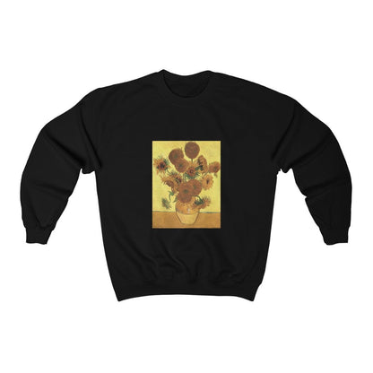Sudadera Vincent van Gogh Jarrón con Quince Girasoles