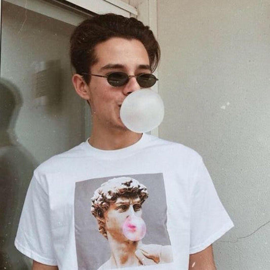 Camiseta David Michelangelo estatua Bubblegum