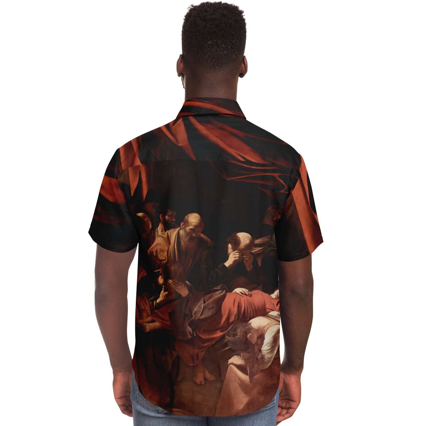CARAVAGGIO MORT DE LA VIERGE CHEMISE BOUTONNÉE