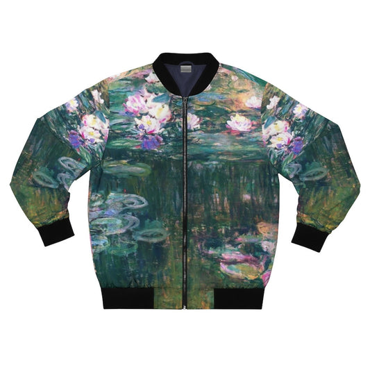 Chaqueta bomber de nenúfares