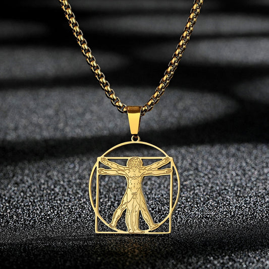 Collar Hombre Vitruvio Da Vinci
