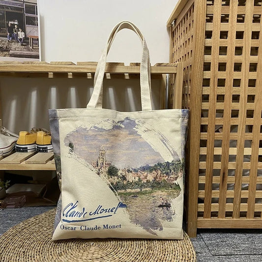 Bolso tote artístico de Claude Monet