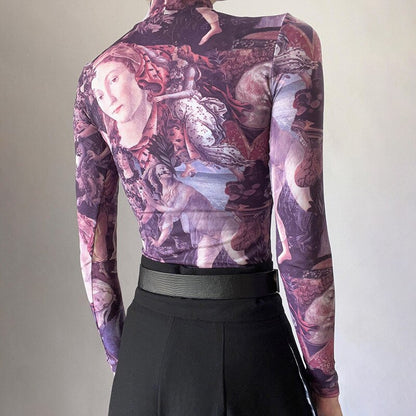 Top inspirado en Primavera Botticelli