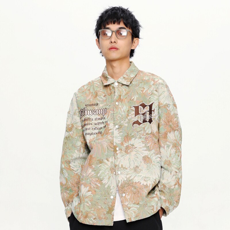 Chaqueta gótica Streetwear inspirada en Van Gogh 