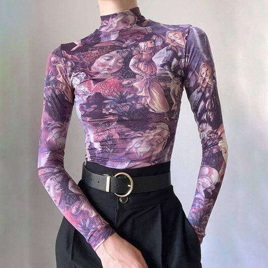 Top inspirado en Primavera Botticelli