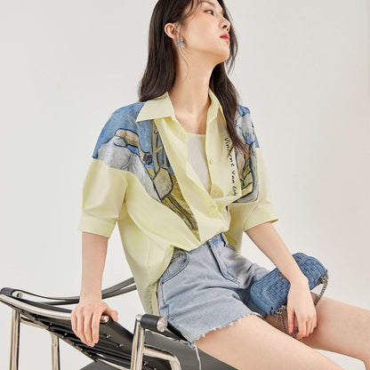 Camisa inspirada en Van Gogh 